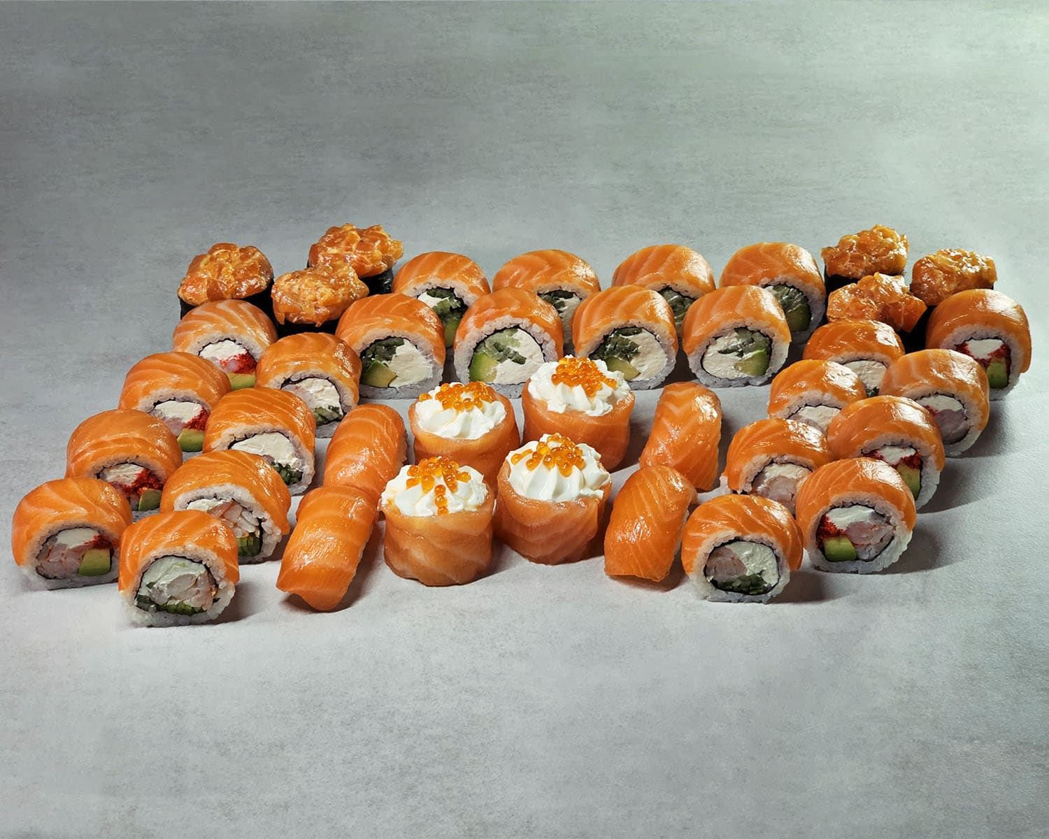 Product gallery set-salmon-box-deluxe