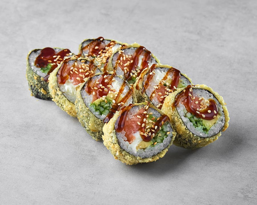 Product gallery roll-sake-tempura